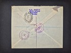 Sudan 1948 Reg  Airmail Cover Khartoum To St  Louis Usa Via New York Muti Cds