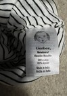 Gerber Newborn 100  Cotton Knit Striped Beanie Hat Black   White