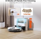 Pro Robot Vacuum   Mop Combo Self Emptying Station For 60 Days Lidar Navigation