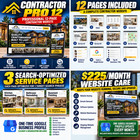 Professional Contractor Website Up To 12 Page Website Design    3 Service Pages