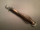 Antique Cast Iron Wood Stove Plate Lid Lifter Spiral Coil Spring Handle Hanging
