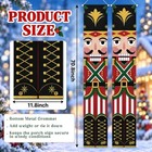 2pcs Christmas Decor Christmas Porch Banner - 71x12 Inches Door Nutcracker