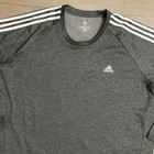 Adidas Shirt Mens 2xl Gray Climawarm Long Raglan Sleeves Fleece Pullover Running