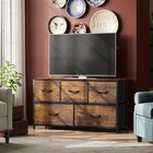  Dresser For Bedroom 11 81 d X 39 37 w X 21 65 h Rustic Brown Wood Grain Print