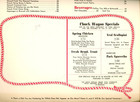 Vintage Menu The Chuckwagon Riverside Hotel Reno