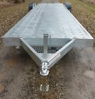New_2025_35 Ft_hot Dip Galvanized 2 Car Open Hauler Trailer Flatbed 14 000 Lbs