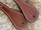 Pair Medium Oil Youth Kids Western Leather Spur Straps Free Shipping
