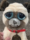 Feisty Pets Manny Macho       Stuffed Dog Plush Animal 8 5    Pug Toy
