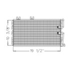 400-707 Tractor Condenser - 19 1 2 X 10 3 8 X 2 5 8 Fits Case ih