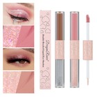 Double-head Glitter Liquid Eyeshadow Eyes Makeup Cosmetics Long-lasting      