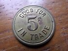 Bat City Michigan Cigar Billards Trade Token