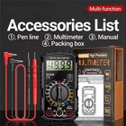 Digital Multimeter Lcd Voltmeter Ammeter Ohmmeter Volt Ac Dc Tester Leads Meter