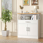 Kitchen Buffet Cabinet With Adjustable Shelf  Modern Kitchen Storage Cabinet far