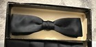 Superba Solid Black Men s Formal Cumberbund   Bow Tie Set In Box Fits 26  To 48 