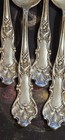 4 Vintage 1847 Rogers Bros Xs Triple Plated 8  Soup Spoon Charter Oak No Mono