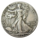 Bulk Lot Of 4  1919-1929-s Half Dollar Walking Statue Of Liberty Silver Coin