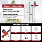 Silvel Cement Mixer  Max 2400w Electric Concrete Mixer With 6 Adjustable Spee   