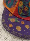Laurel Burch Vintage Cat Print Baseball Cap Purple Multicolor Adjustable Hat