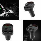 Bluetooth Car Fm Transmitter Mp3 Player Hands Free Radio Adapter Kit Usb Charger