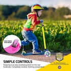 Swagtron K5 3-wheel Kids Scooter W  Light-up Wheels Height-adjustable Ages 3 