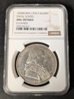 1830 Roma Italy Silver 1 Scudo   Papal States   Ngc Unc   Km 1310   Pius Viii