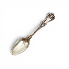 Frank Smith Silver Co  Solid Sterling Silver Teaspoon     Ornate Rococo-style