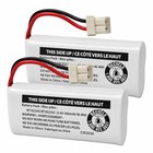 2-pack 2 4v Rechargeable Battery Packs For Vtech Cordless Phones - Bt162342 bt26