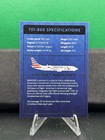 American Airlines Pilot Trading Card 737-800 100th Anniversary N840nn Centennial