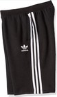 New  Adidas Fleece Ej3250 Drawstring Waist  Boys Black Shorts Size M