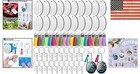80 Pcs Round Sublimation Blanks - Personalize Keychains   Coasters  Fun For All