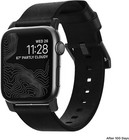 Nomad Modern Strap For Apple Watch 44mm 42mm   Black Leather   Black Hardware