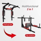 Pull Up Bar Wall Mounted Chin Up H-duty Power Tower Dip Station Multifunctional