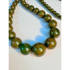 Bakelite  Olive   Yellow Marbled  Simichrome Positive 1930 -40 s Era 8mm - 20mm
