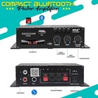 Pyle 120w Bluetooth Power Audio Amplifier Dual Channel Lcd Digital Display
