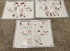 13 Laminated Massage Therapy Trigger Point Charts Referred Pain 8x10 Single-side