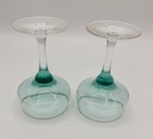 Two Vintage Mid-century Modern Japanese Sasaki Harmony Cocktail Cordial Glasses
