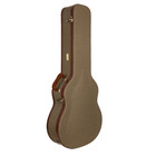 Crossrock Master Series Super Jumbo Guitar Case For Gibson Sj-200-olive Green