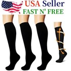 Compression Stockings Women Men Varicose Veins Edema Travel Flight Medical Socks