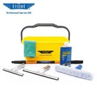 Ettore Compact Window Cleaning And Washing Starter Kit W  Long Handle  2 Squeege
