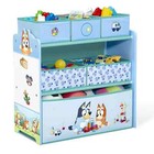Bluey Design And Store 6 Bin Toy Storage Organizer By Delta Children