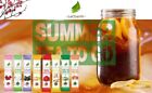 8-flavor Tea Powder Mix 100  Natural Herbal Detox Black Green Fruit Blend