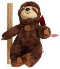 Aurora Cozy Sluuumpy Da Sloth Stuffed Animal 10  Plush Toy Brown Tags New