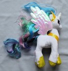 Ty Sparkle My Little Pony - Princess Celestia  Beanie White Unicorn 9  New  mint