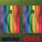 Rainbow Cornhole Bean Bag Toss Game Set  Bags Included  Lgbtq Pride Cornhole