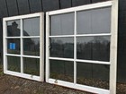 2 -34 X 29 Vintage Window Top Sashes Old 6 Pane Frame  1928  Arts   Craft