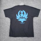 Vintage Hank Williams T-shirt Mens Xl Extra Large Black Tear In My Beer 80s