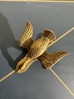 Vintage Brass Duck Paper Clip Paper Holder Desk Or Wall Mount