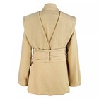 New Star Wars Jedi Tunic Adult Small Medium Beige Galaxys Edge Disney Costume