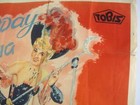 Wwii 1942 Original Frau Luna Vintage Color Movie Poster Very Rare