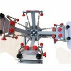 4 Color 1 Station T-shirt Screen Printing Press Machine Micro Registration